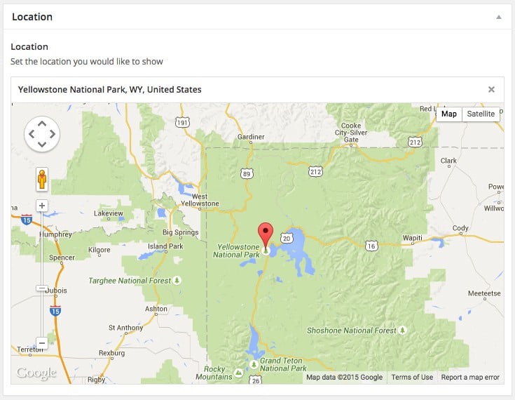 map-display