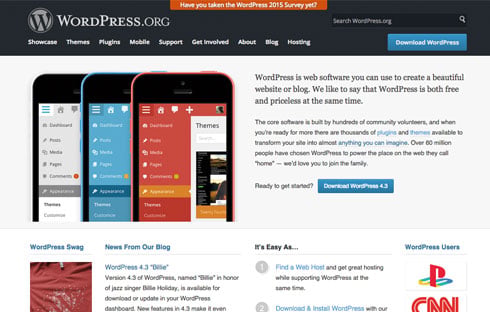 WordPress.org offers software so you can self-host your own website.