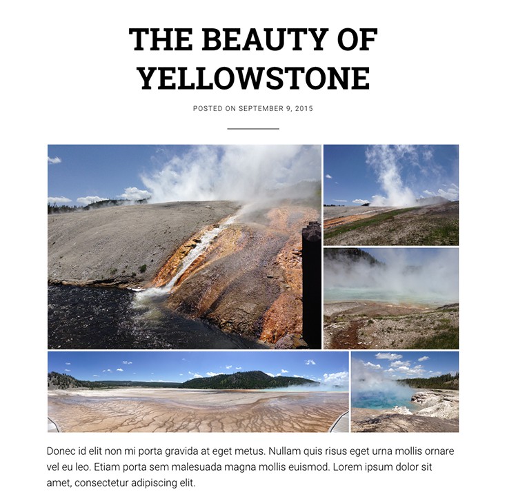 Yuuta - Free WordPress theme