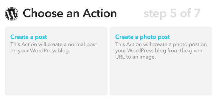 IFTTT WordPress Post