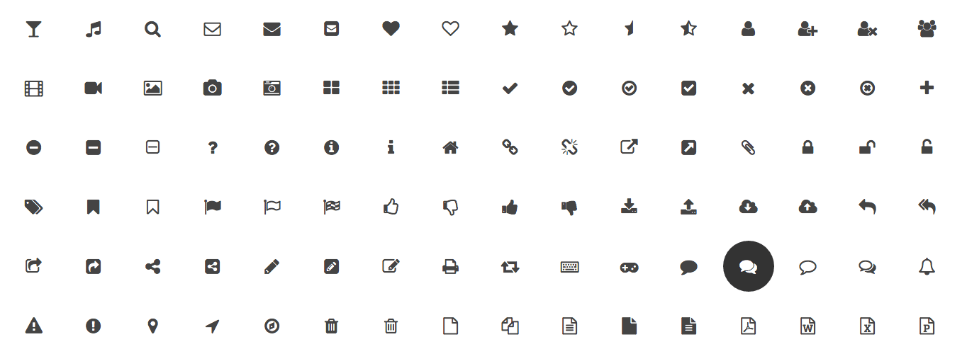 Icon fonts are responsive, scalable and fast\.
