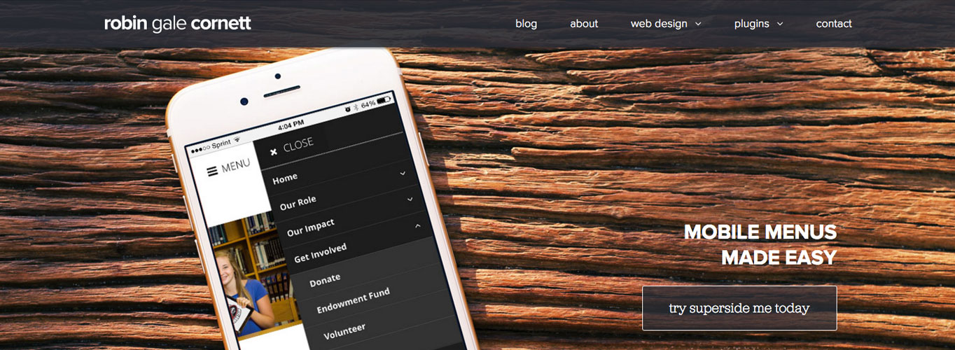 Robin Cornett is a WordPress developer and designer.