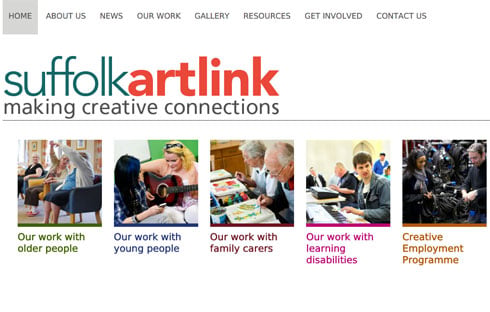 Suffolk Artlink, a charity group.