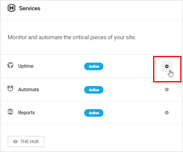 Activate Uptime