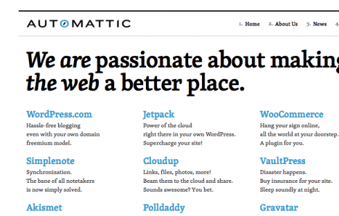automatticWordPress and Automattic are not the same thing.