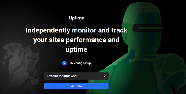 Uptime site monitoring from WPMU DEV.