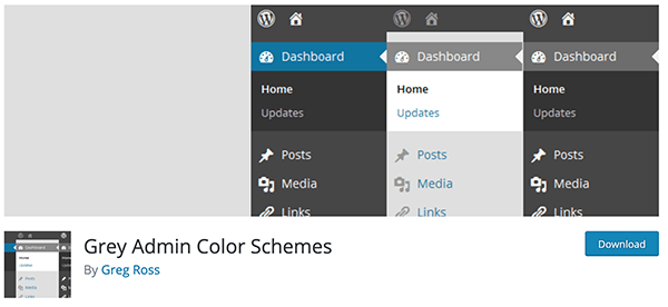 Grey Admin Color Schemes