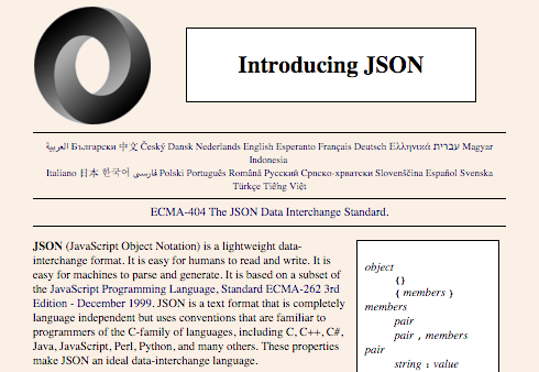 The JSON website