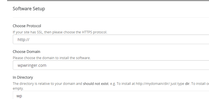 Auto-installer form