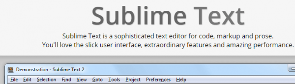 Sublime Text Editor image