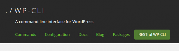WP-CLI image