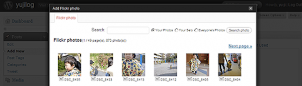 WordPress Flickr Embed Plugin image