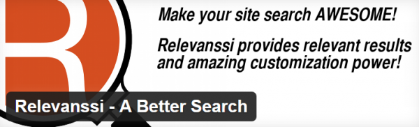 Relevanssi - A Better Search image