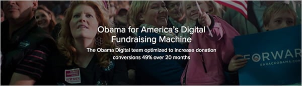 Obama 2012 Campaign banner