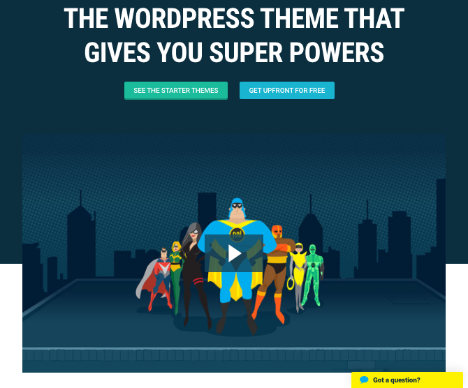 Upfront theme builder