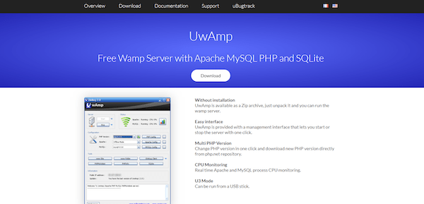 The uwamp website