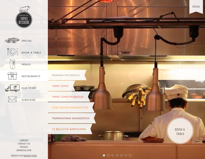 Brindisa Menu
