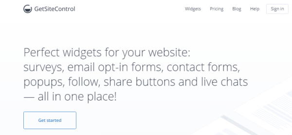 GetSiteControl image