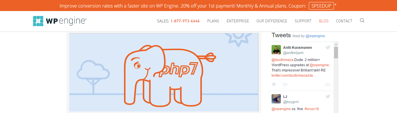 WPEngine website screenshot