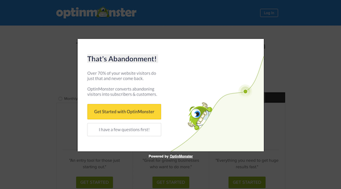 OptinMonster Exit-Intent