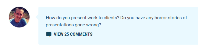 comment prompt screenshot from WPMU DEV blog