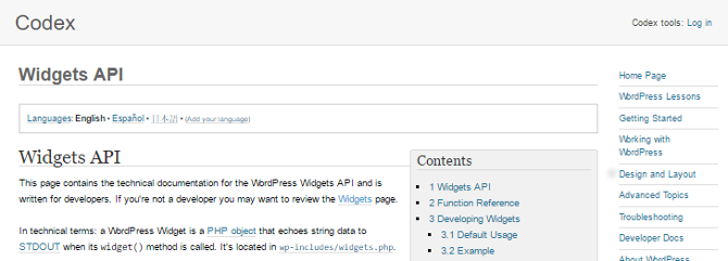 You'll find more information about the Widget API in the WordPress Codex.