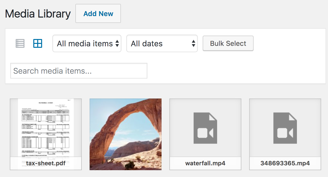 PDF thumbnail previews