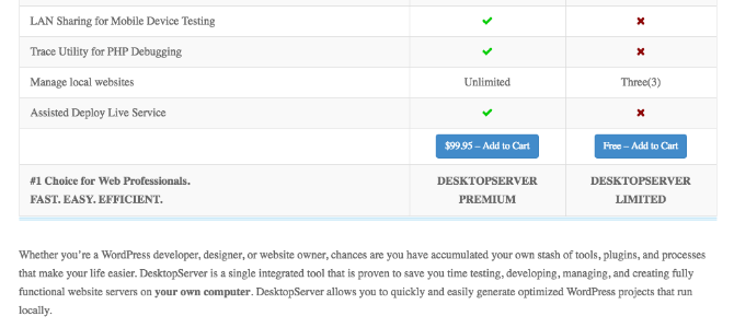 DesktopServer download page