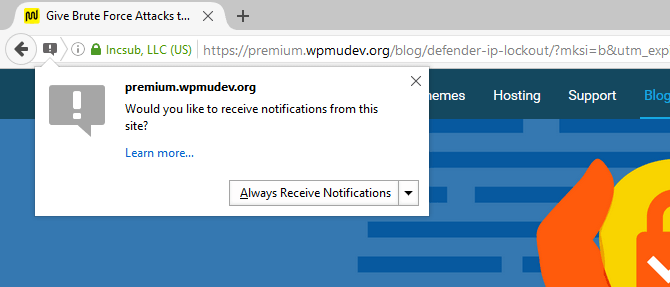 We use Roost on the WPMU DEV Blog to deliver web push notifications.