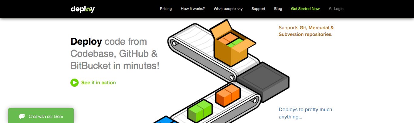 DeplyHQ lets you deploy your GitHub commits to your staging and live networks.