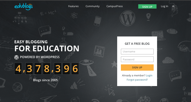 edublogs website