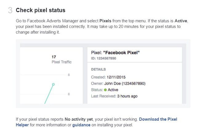 Check your Pixel status.