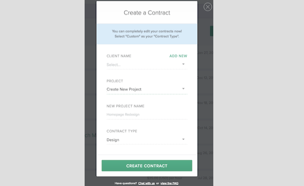 WordPress Freelance Business Bonsai Contract Management