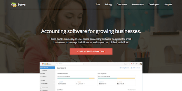 WordPress Freelance Business Zoho Books Finance Management
