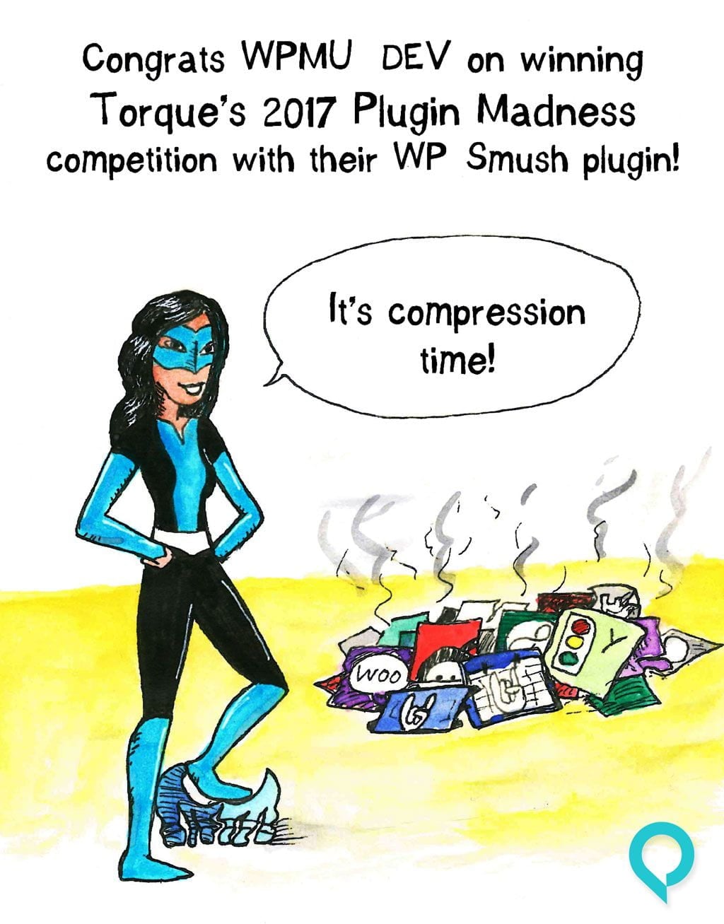 Smush doesn't just crush the competition, it compresses images too!