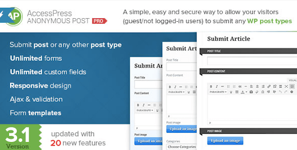 AccessPress Anonymous Post Pro