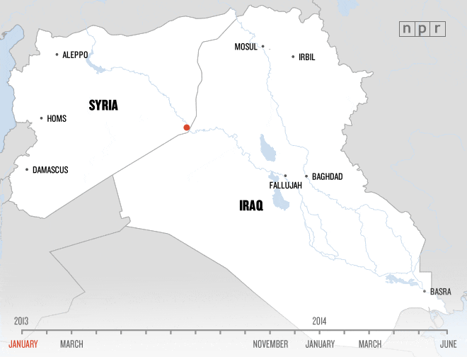 Emojis GIFs Memes - Isis map from NPR