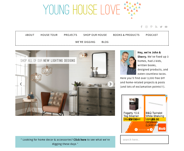 Young House Love website
