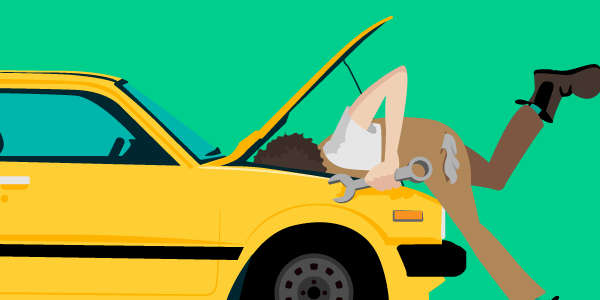 Fixing car