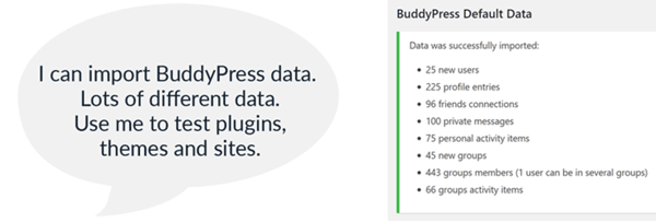 BuddyPress Default Data image