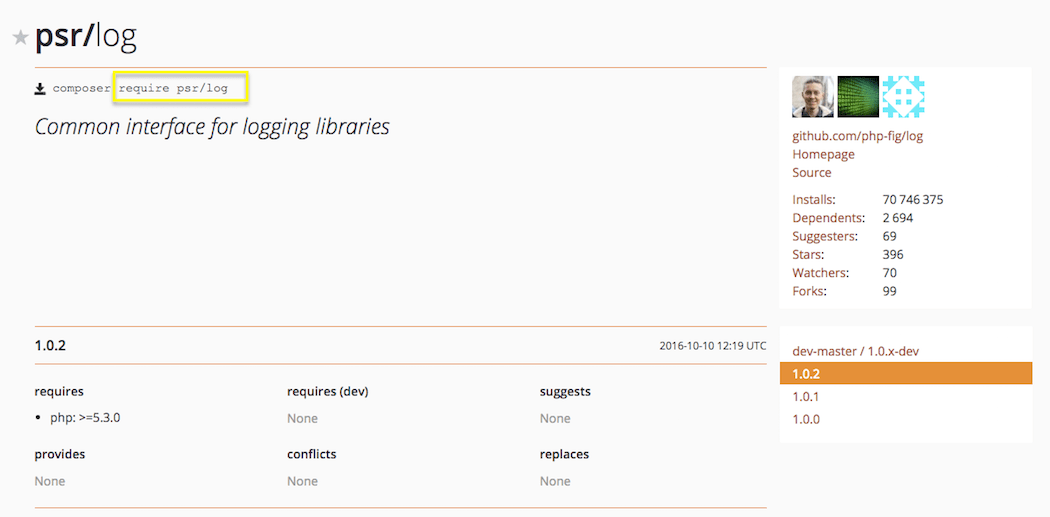 Composer command line