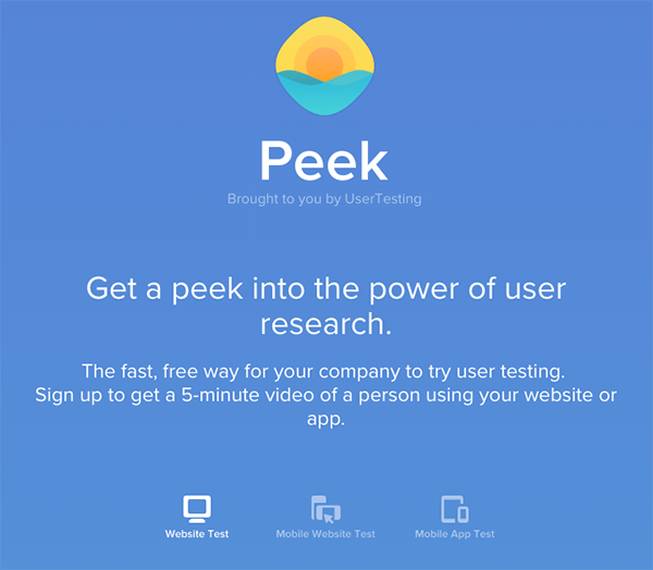 Peek image