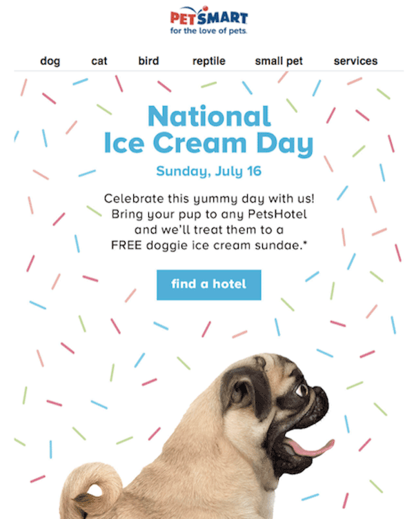 PetSmart newsletter