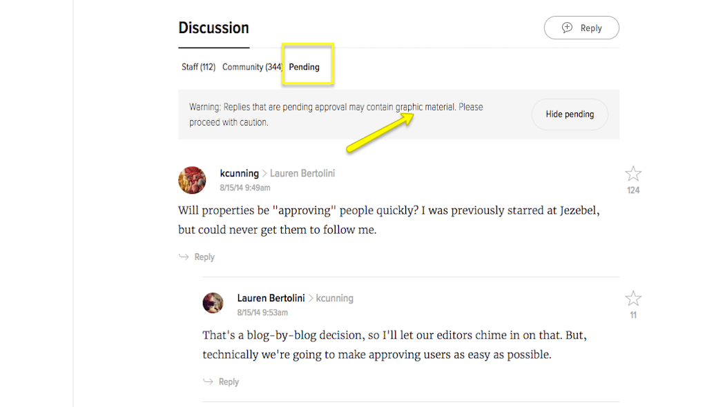 Gawker Media comments