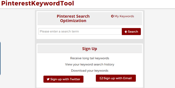 PinterestKeywordTool