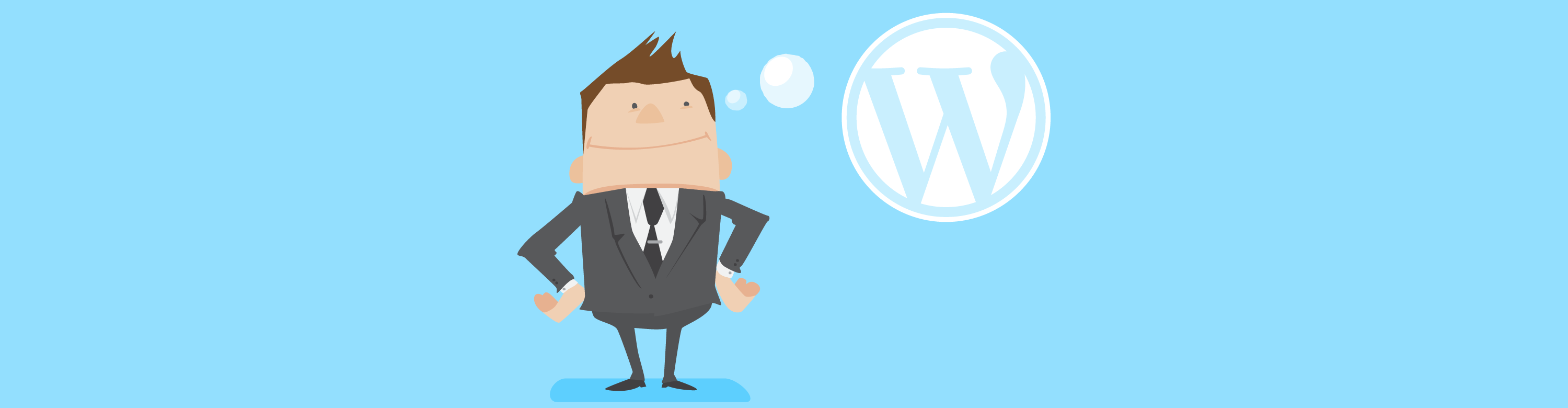 WordPress thought bubble