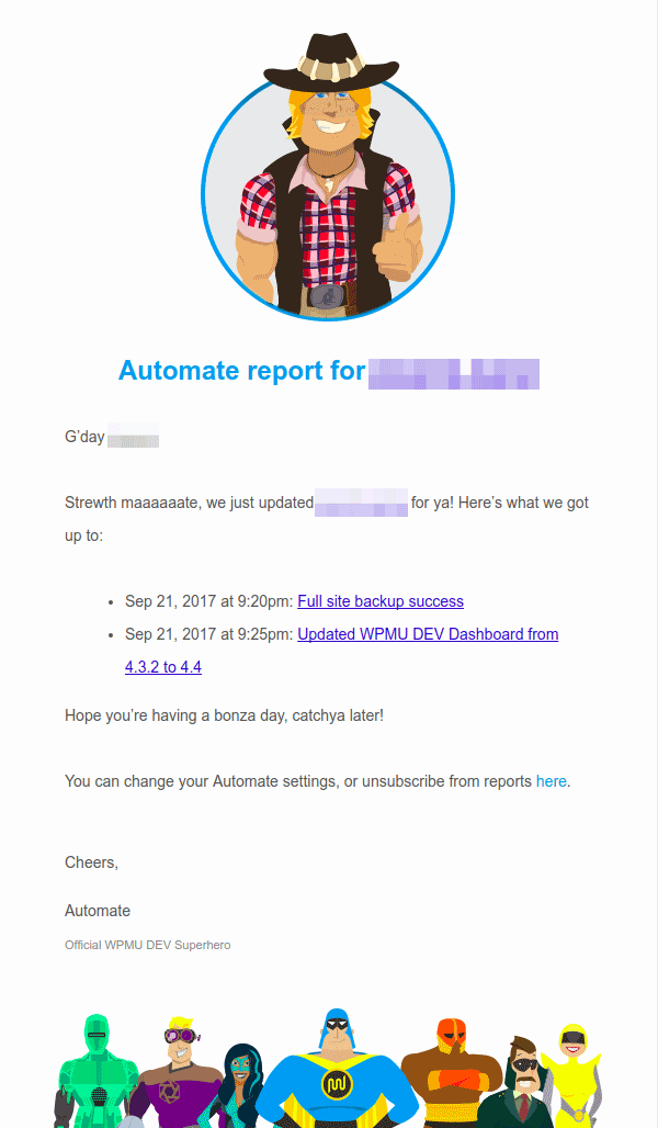 Automate email