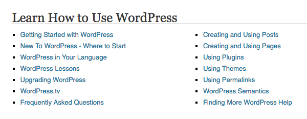 WordPress Codex
