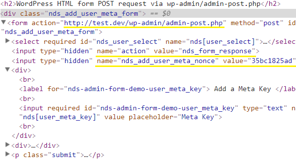 plugin form inspect view in chrome