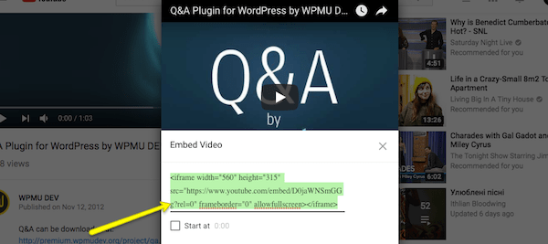 Embed Videos
